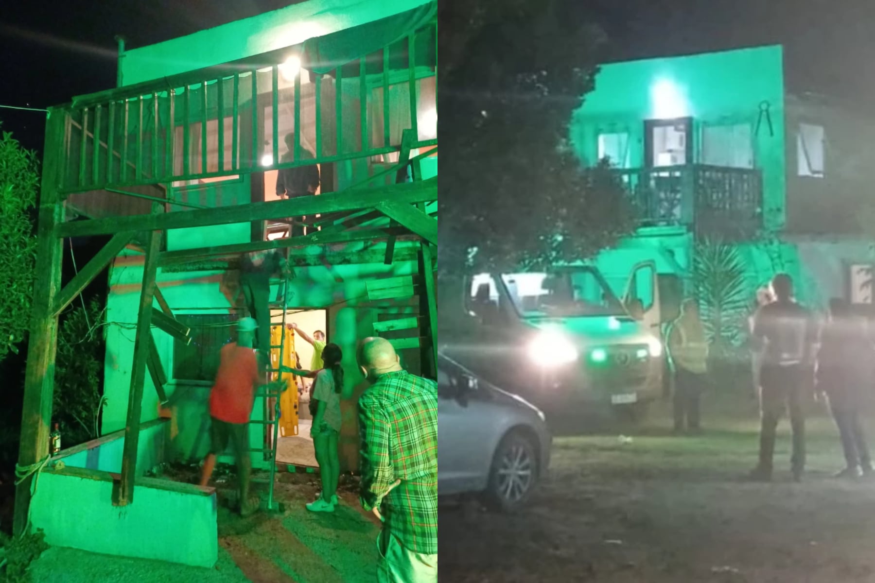 Chapadmalal: se derrumbó un balcón y cayeron cinco jóvenes