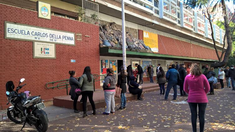 La escuela "Carlos Della Penna", del barrio de La Boca.