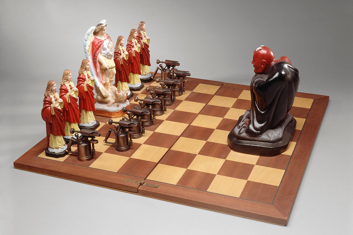 León Ferrari, "Sin título" 2008, de la serie "Ideas para infiernos"