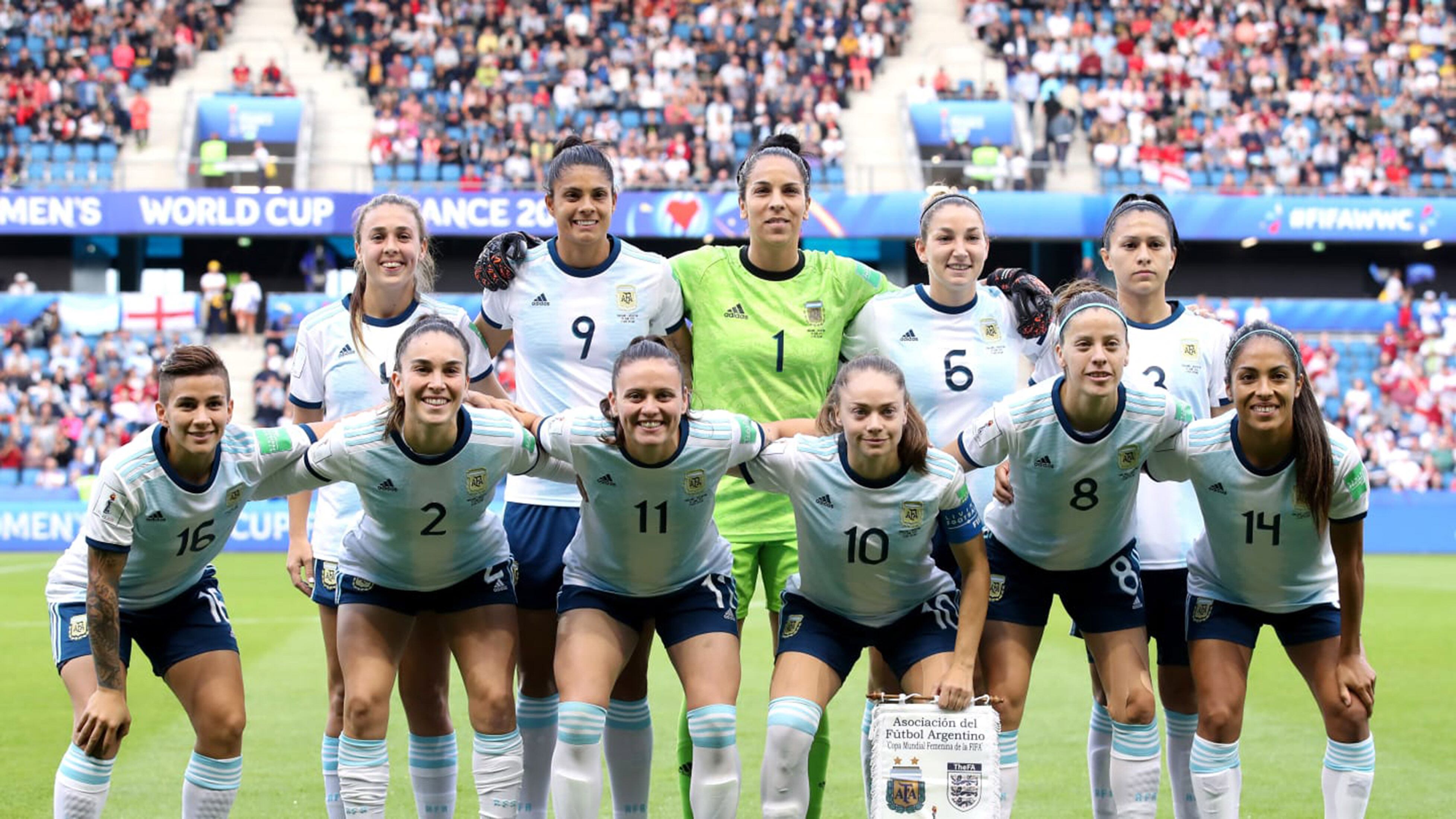 El seleccionado femenino de fútbol.