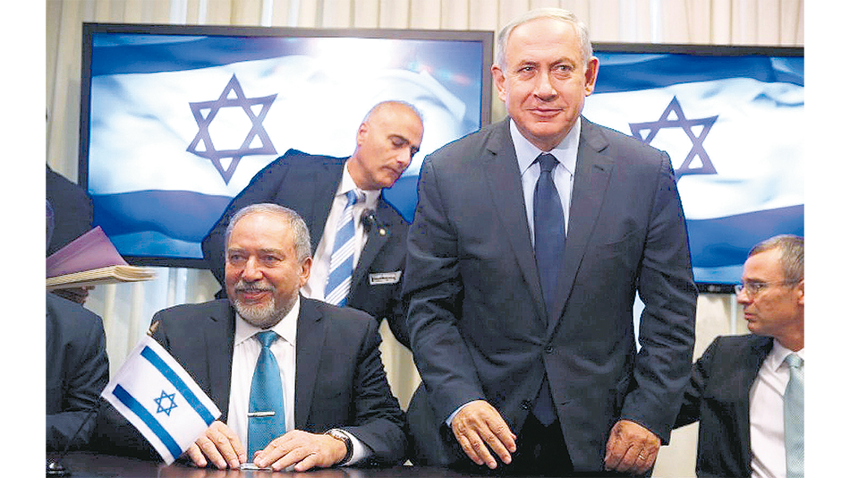 Avigdor Lieberman es jefe del partido nacionalista y laico Israel Beiteinou.