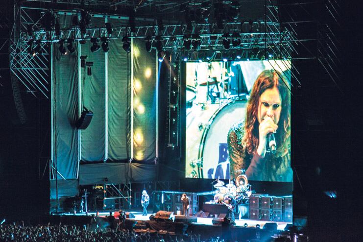 El entrañable Ozzy Osbourne, la voz de Sabbath.