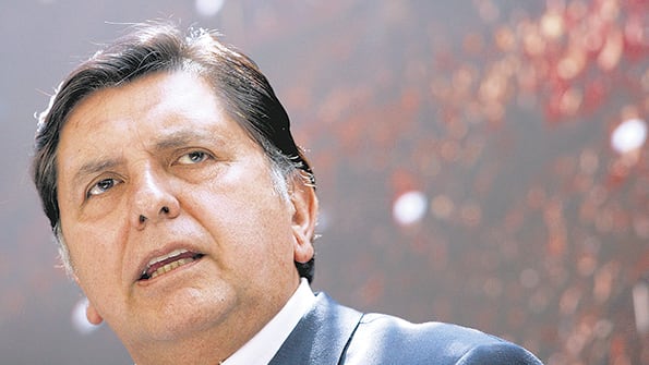 Alan García durante la campaña presidencial del 2006. Ayer se quitó la vida cuando las autoridades llegaron a su casa a detenerlo.