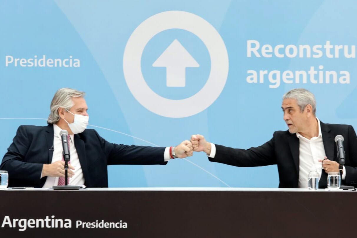 El presidente Alberto Fernández y el ministro Jorge Ferraresi se encargaron de la presentación.