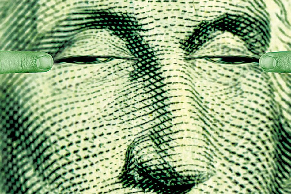 La cotización del dólar en las casas de cambio rozó los 47 pesos, para terminar en promedio a 46,40.