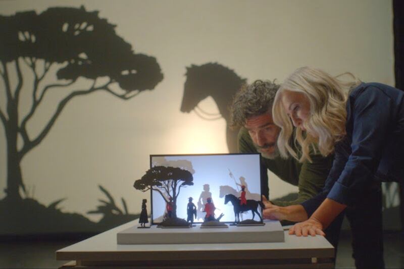 Leonardo Sbaraglia y Mercedes Morán en "Ensayo sobre Güemes".