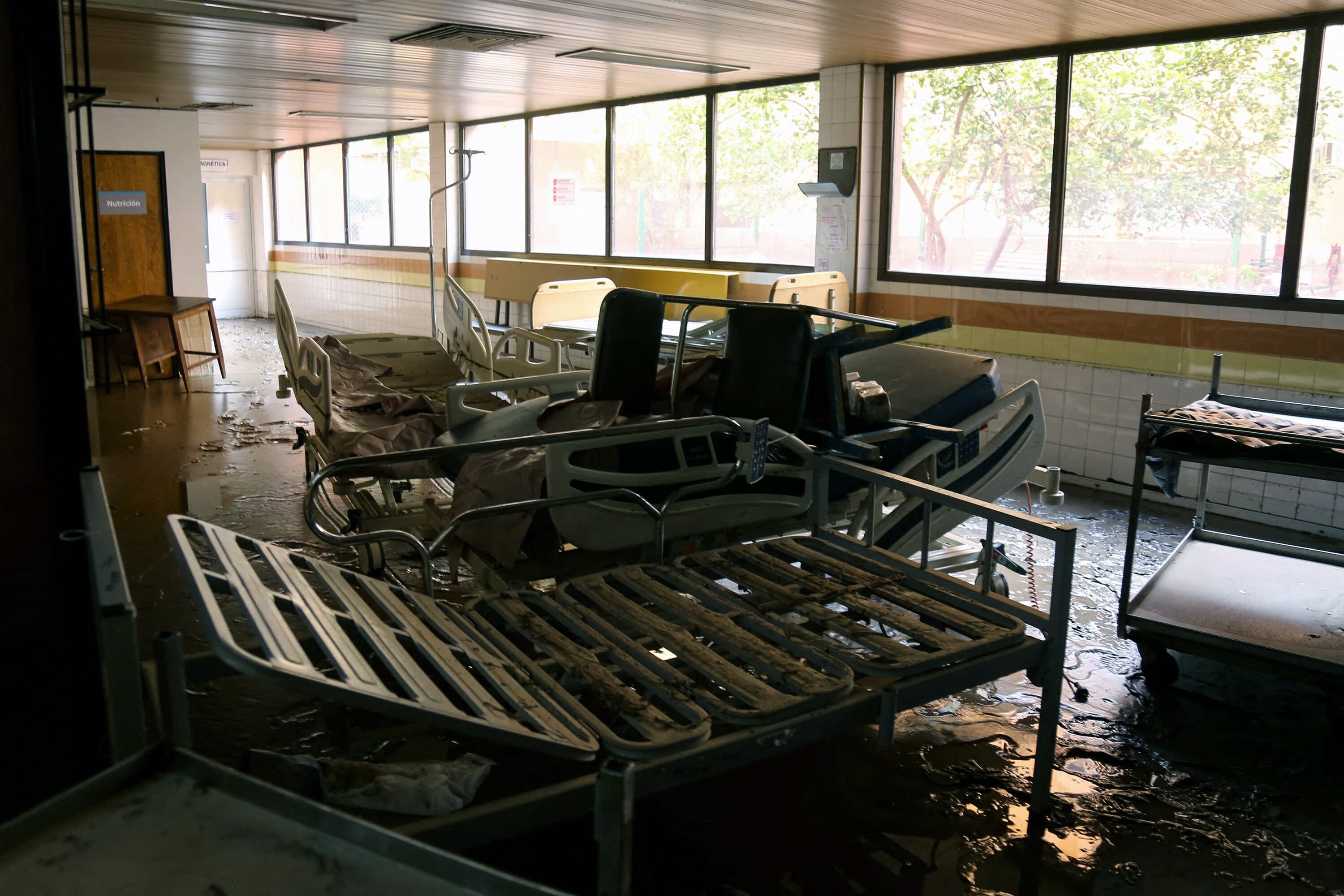 Los tremendos daños del hospital Penna.