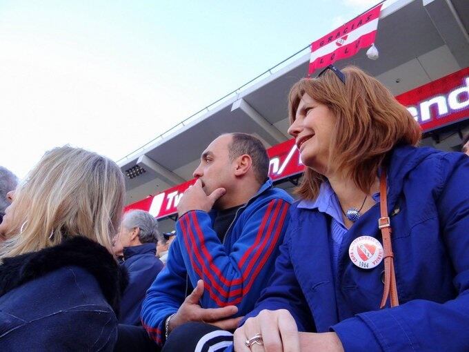 La presidenta del Pro se involucró en la interna de Independiente