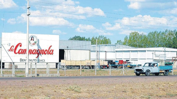 La planta de La Campagnola, en Mendoza. Una empresa con más de cien años de historia hoy en manos de Arcor.