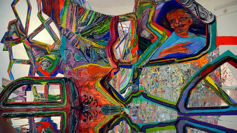 Fragmento de la multifacética instalación transitable Entreveros (2017).