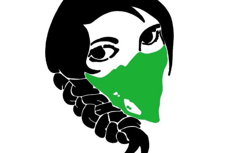 El afiche de Las Malcriadas, que llegó desde Nicaragua.