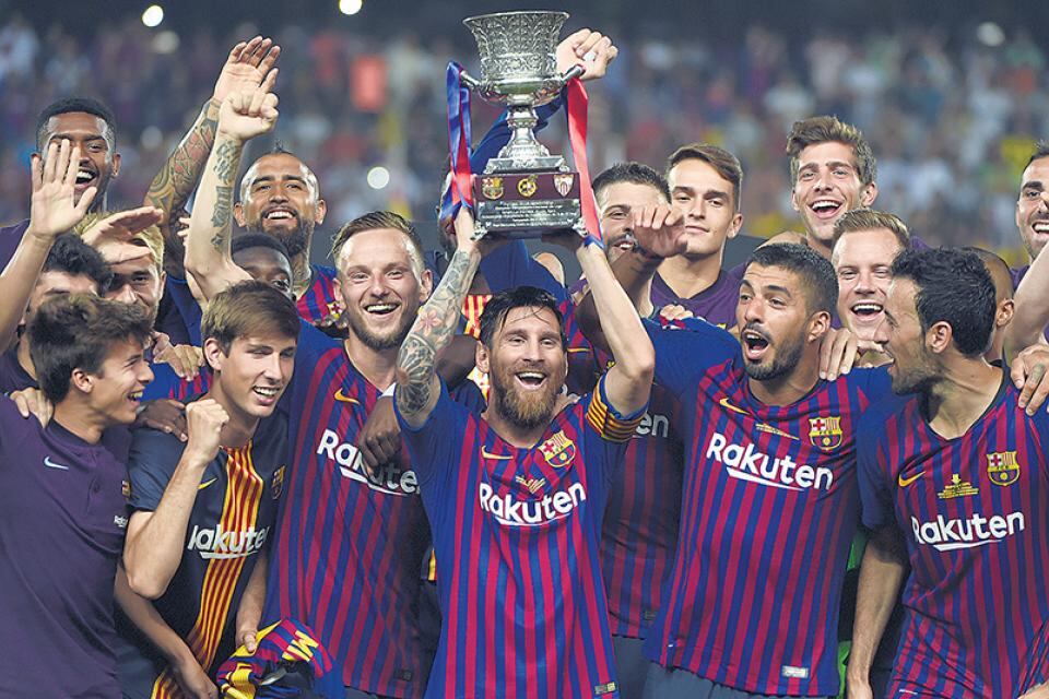 La última Supercopa, disputada en Tánger y ganada por el Barcelona.