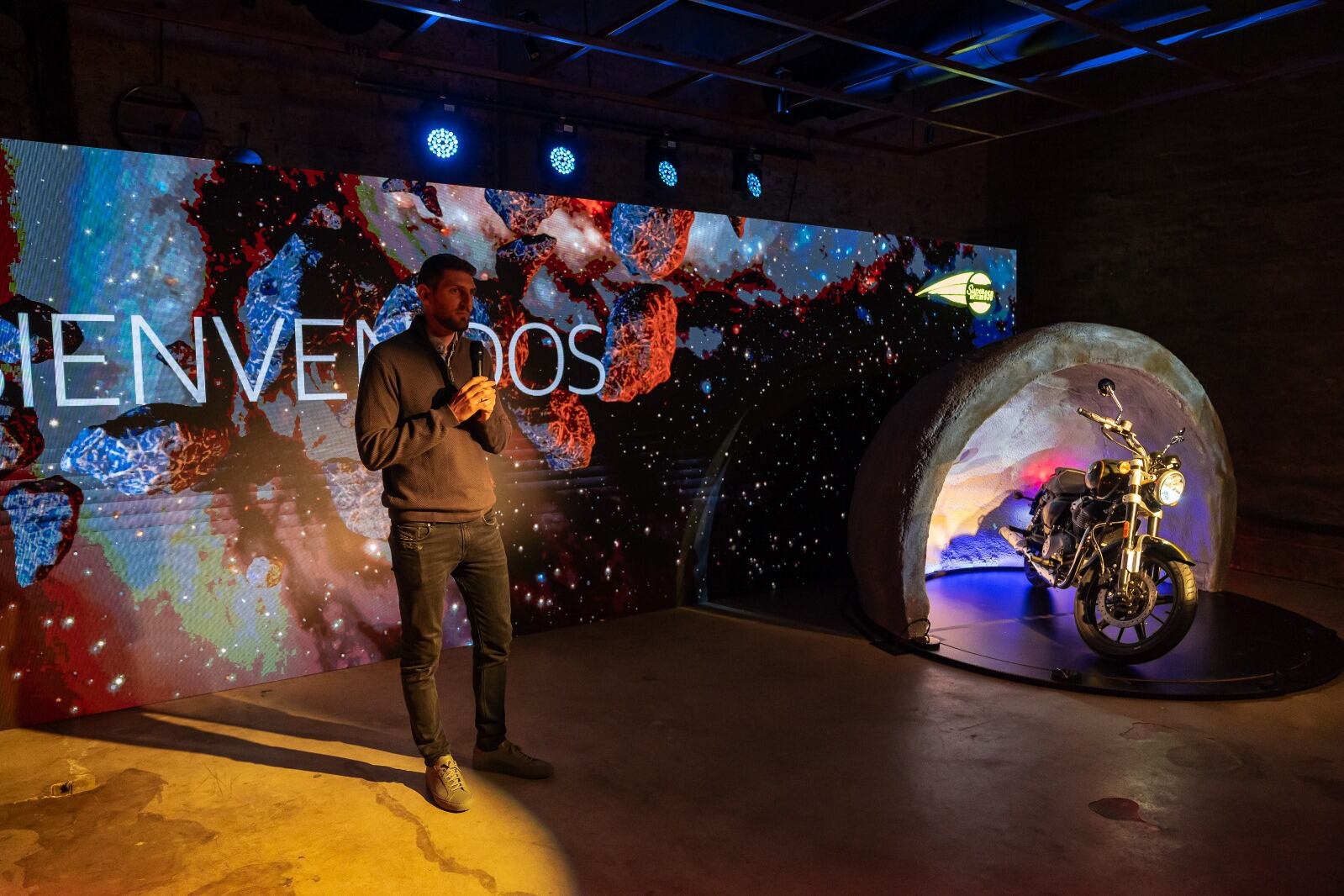 La presentación de la Super Meteor 650.