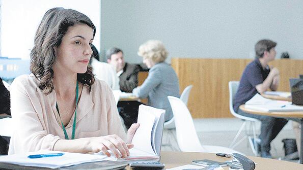 Marina Glezer en una escena de La voz del silencio, coproducción brasileño-argentina.