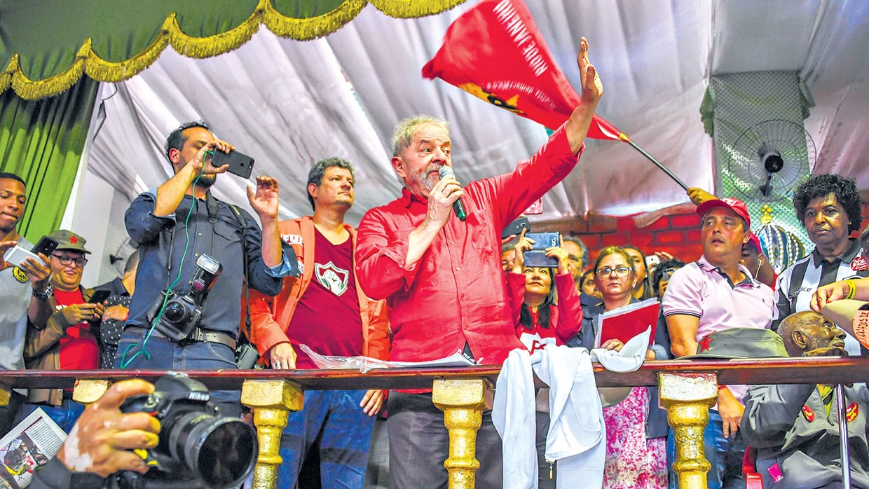 Días atrás, Lula participó de un congreso de la Central Unica de Trabajadores en Río.