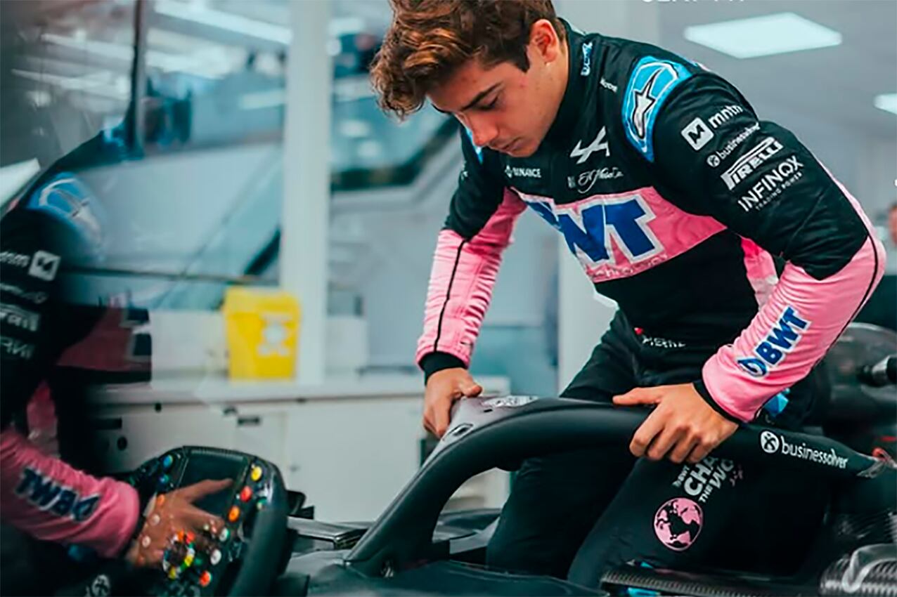 Franco Colapinto, flamante piloto de Alpine.