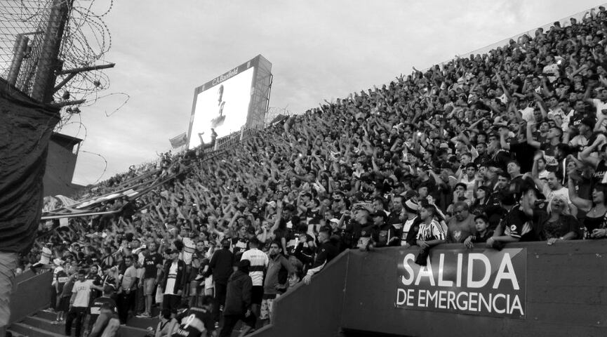 La cancha de River antes del desastre