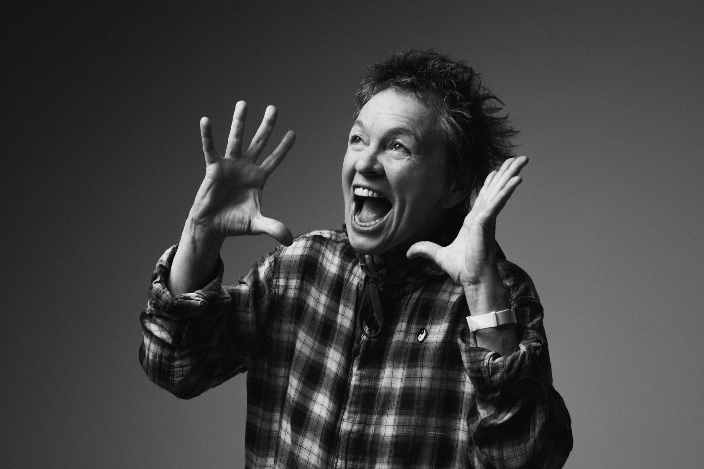 Laurie Anderson, escritora, directora, artista visual y cantante estadounidense.