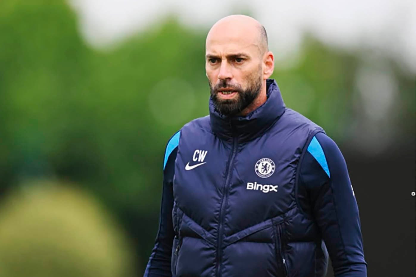 Wilfredo Caballero, dirigirá al Chelsea frente al Everton