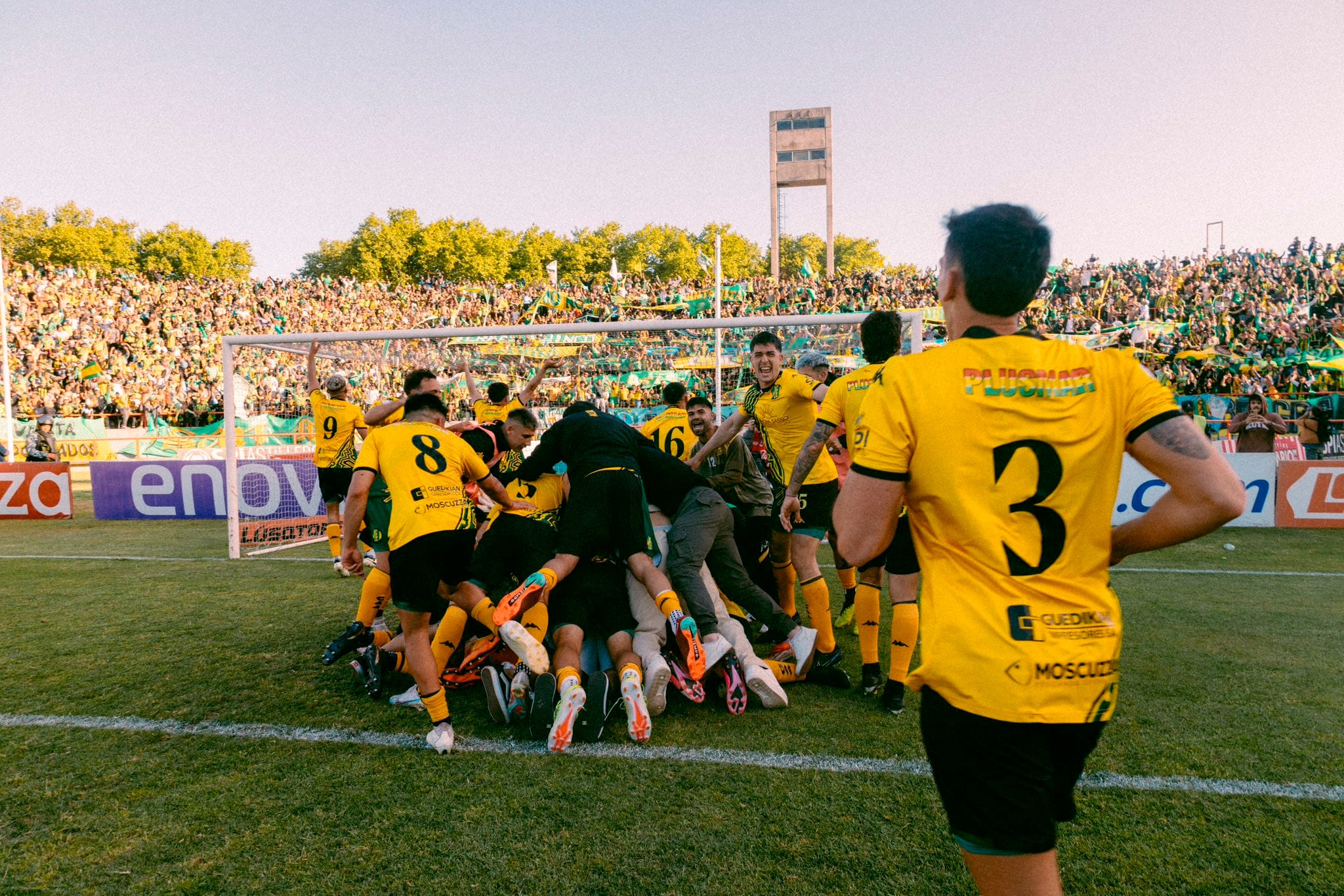 El alocado festejo de Aldosivi, que ahora jugará por ascenso ante San Martín