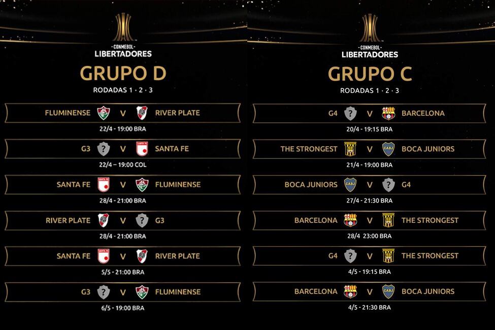 Si la pandemia lo permite, River se va para Río de Janeiro y Boca a La Paz para iniciar un nuevo sueño continental.