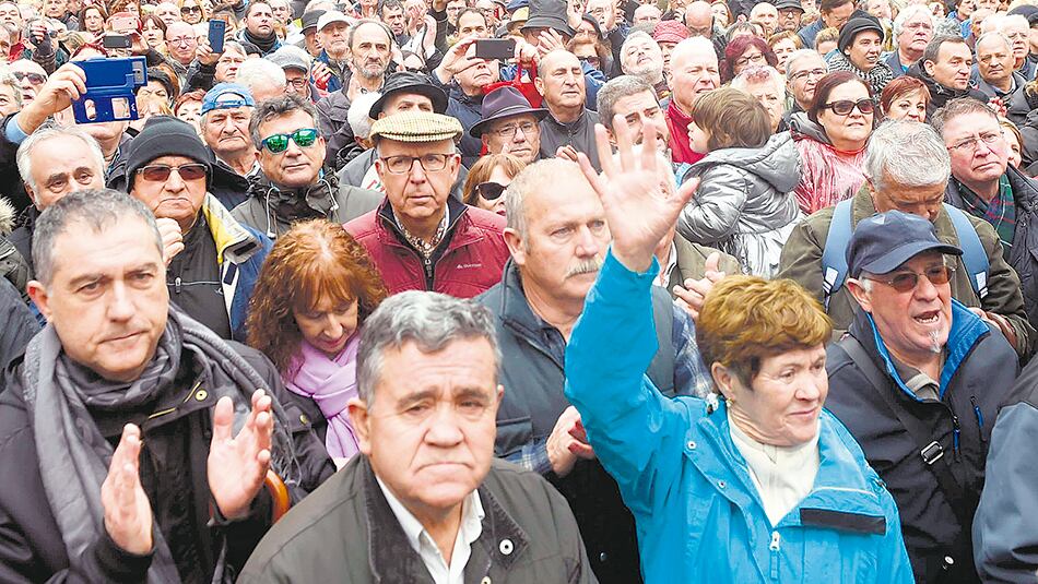 Los jubilados llevan más de tres años siendo el colectivo que más protesta por mejorar sus ingresos.
