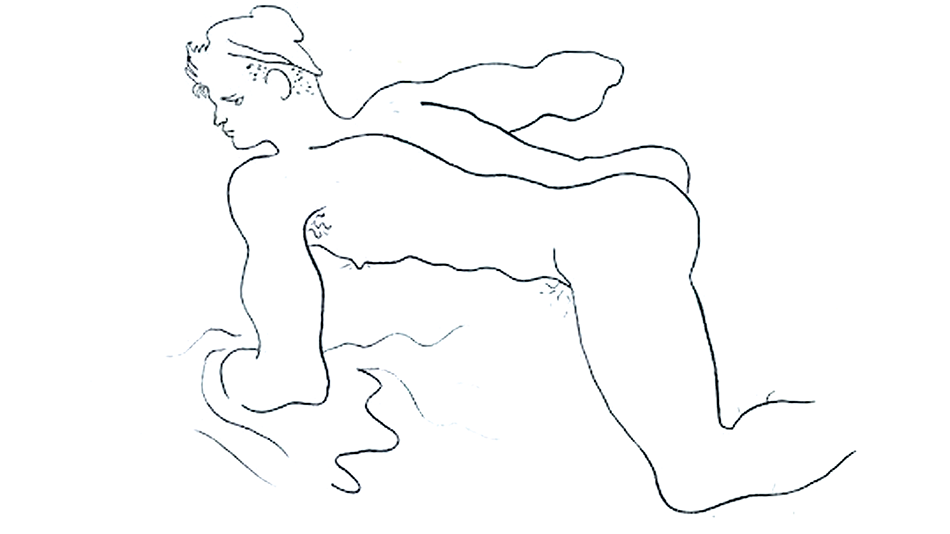 La primera mítica edición de Querelle de Brest, sin firma, apareció en 1947. Incluía 29 famosos dibujos eróticos de Jean Cocteau.