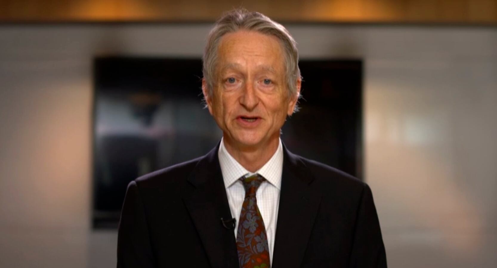 La excesiva velocidad de los avances de la inteligencia artificial podría implicar serios riesgos, advirtió Geoffrey Hinton. (Foto: Fundación BBVA)