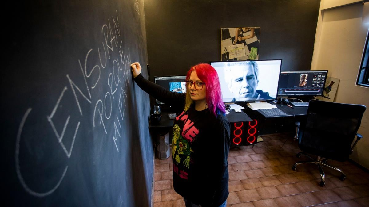 Manuela Calvo a un año de su allanamiento - Foto por Natalia Díaz para Telam.