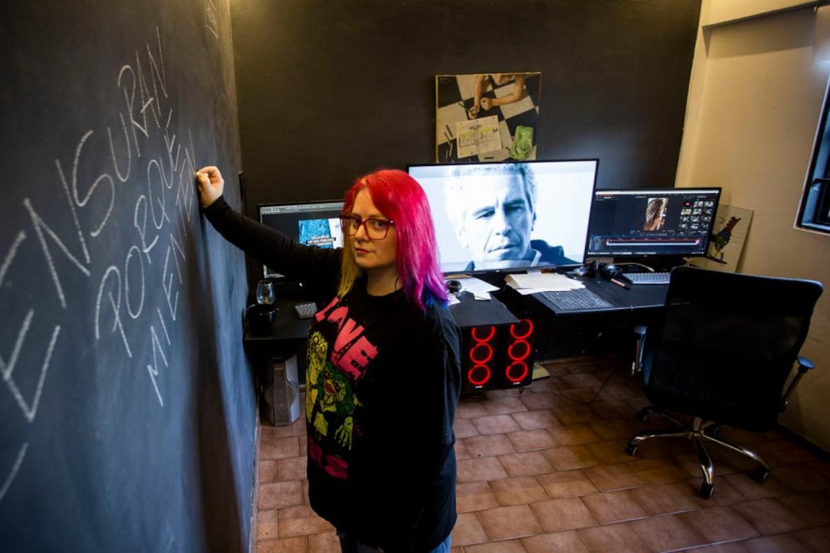 Manuela Calvo a un año de su allanamiento - Foto por Natalia Díaz para Telam.