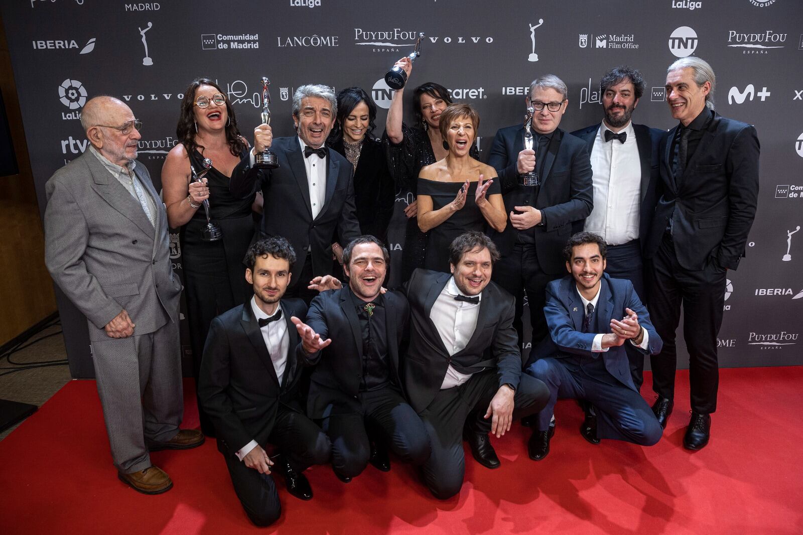 El equipo de "Argentina, 1985" en la alfombra roja.