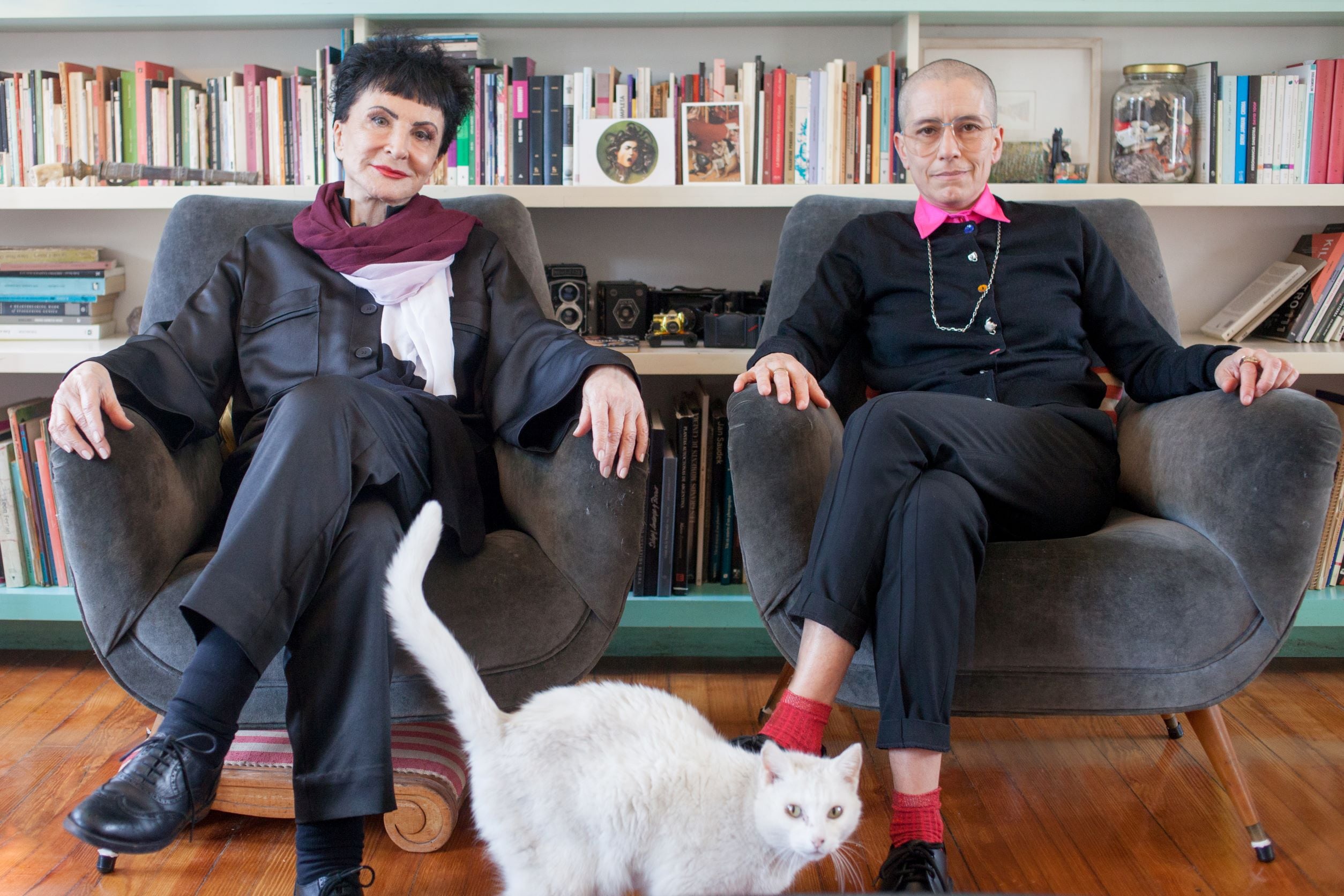 Albertina Carri y Esther Díaz.