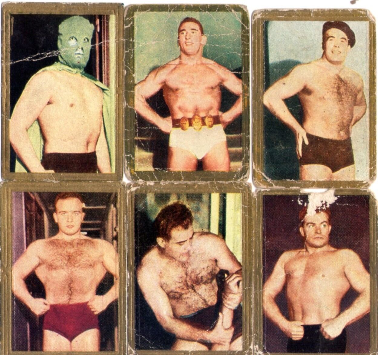 Figuritas de las estrellas del catch a la argentina