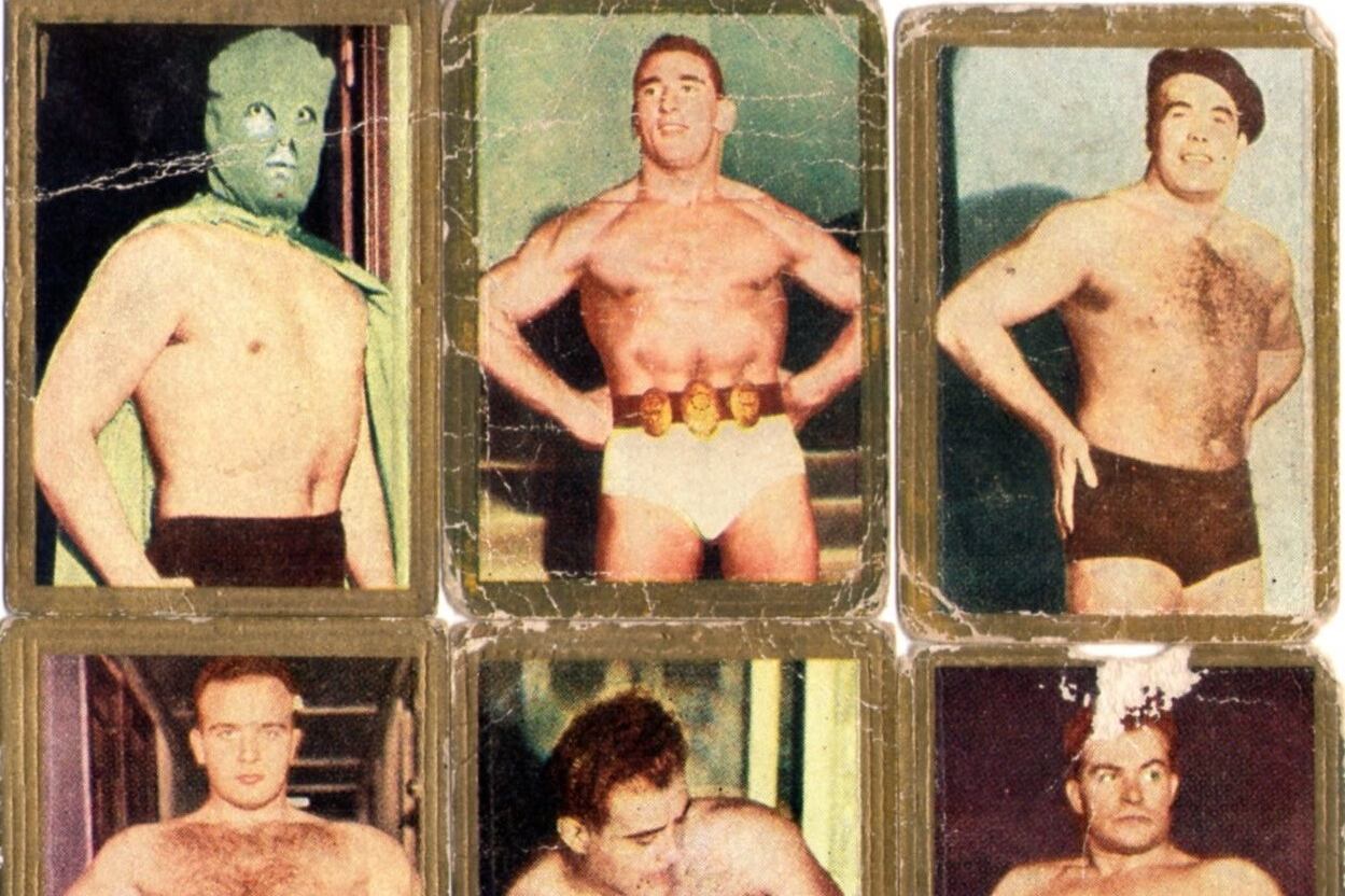 Figuritas de las estrellas del catch a la argentina