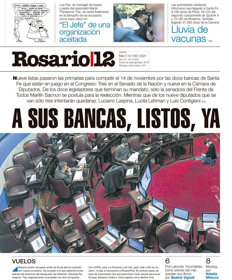 A SUS BANCAS, LISTOS, YA - 13/09/2021