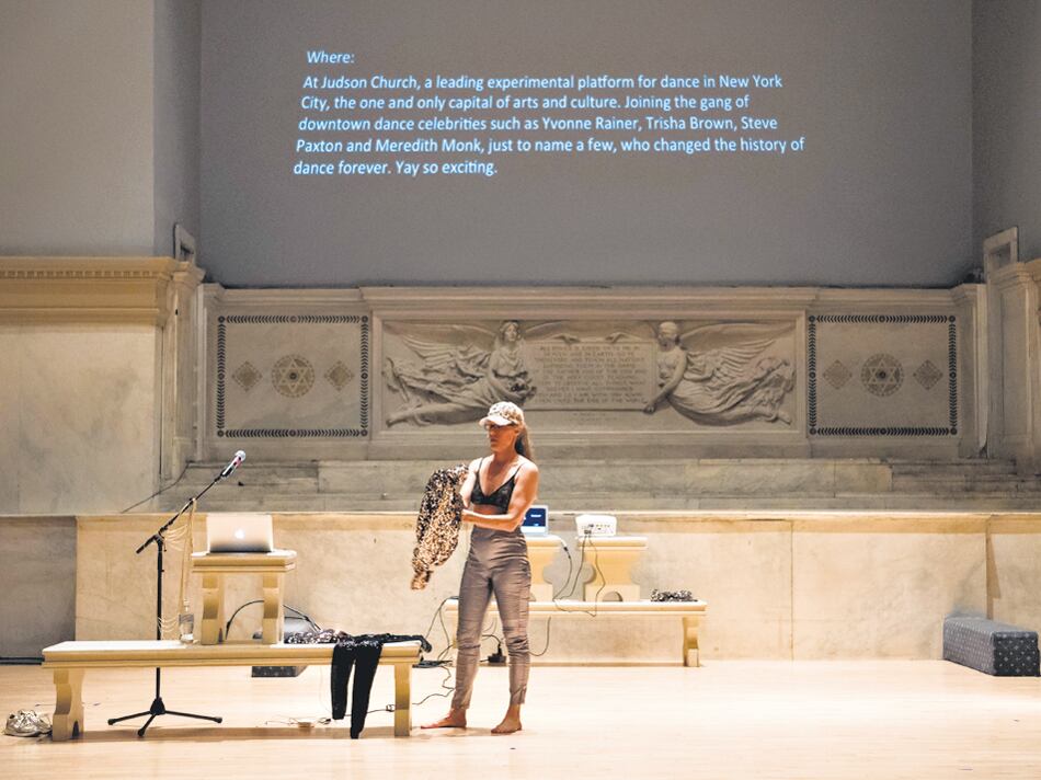 La obra Overstatement, de la islandesa Steinunn Ketilsdottir. Uno de los espectáculos del Fideba.