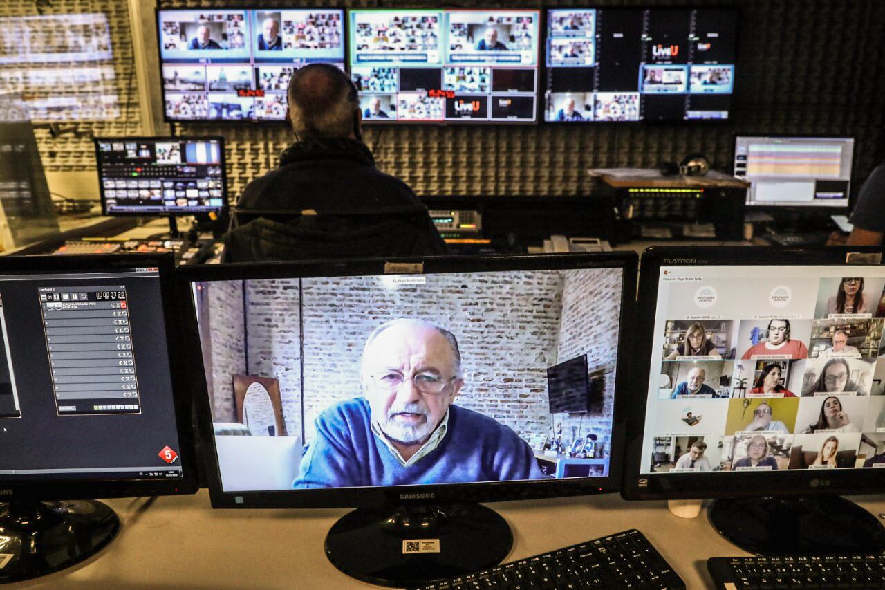 Plenario remoto de las comisiones de Derechos Humanos y Legislación Laboral.