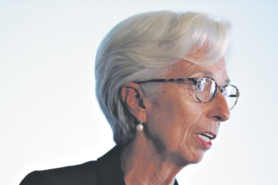 Christine Lagarde, directora gerente del FMI, encabeza la asamblea anual del organismo en Washington.
