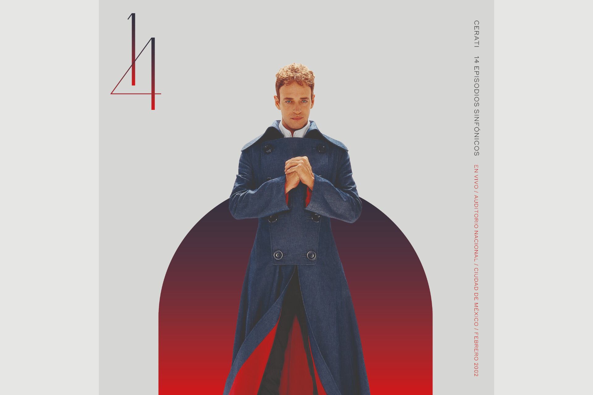 Portada del nuevo álbum de Gustavo Cerati "14 Episodios sinfónicos en vivo / Auditorio Nacional Ciudad de México / febrero 2002". (Foto: Sony)