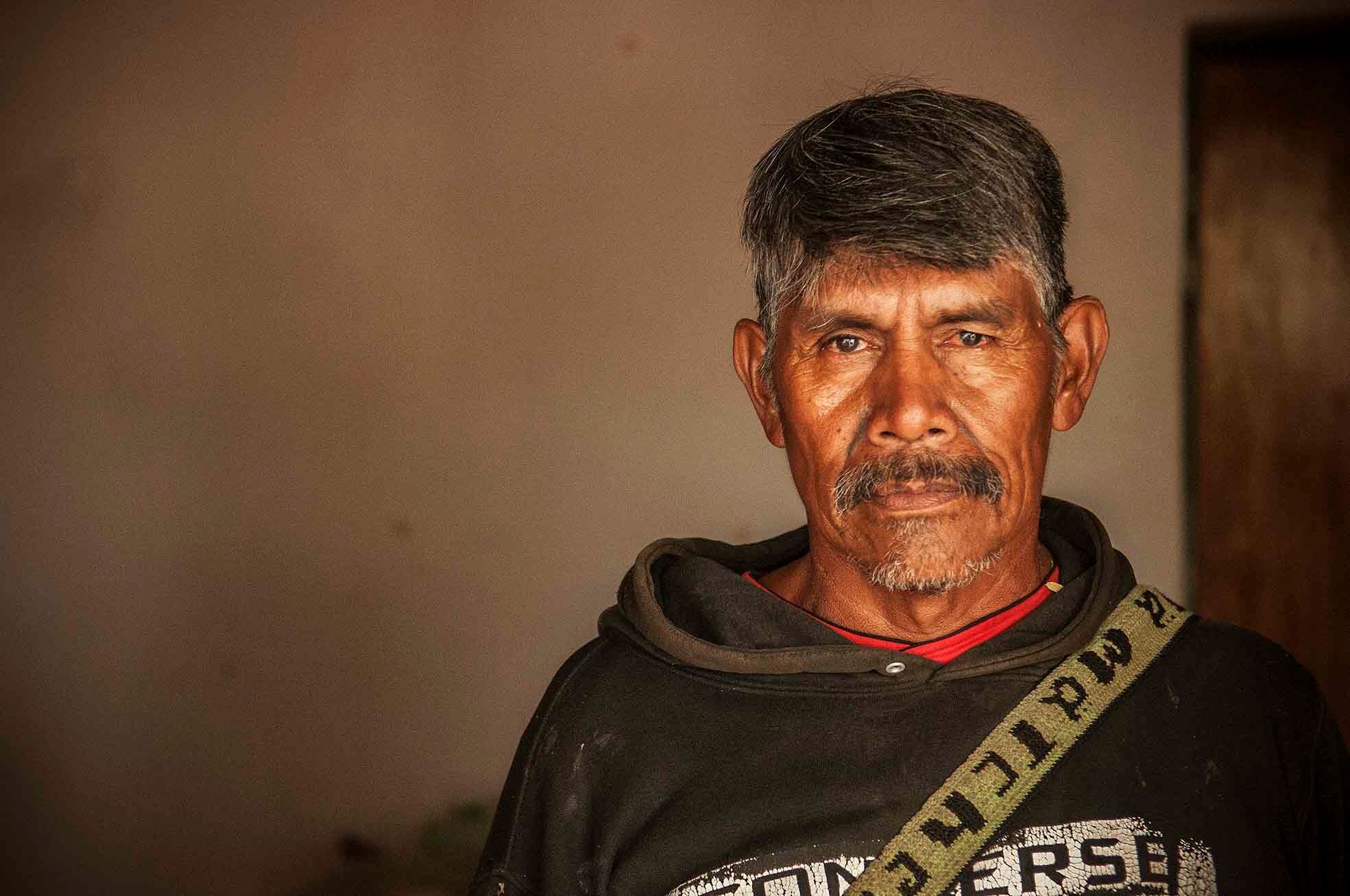 El cacique Eliberto Frías 