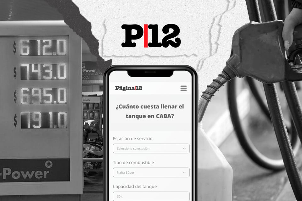 La calculadora para calcular cuánto cuesta llenar el tanque