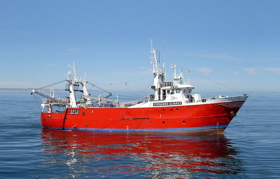 Uno de los buques pesqueros de altura de Conarpesa, grupo al que pertenece Agropez.