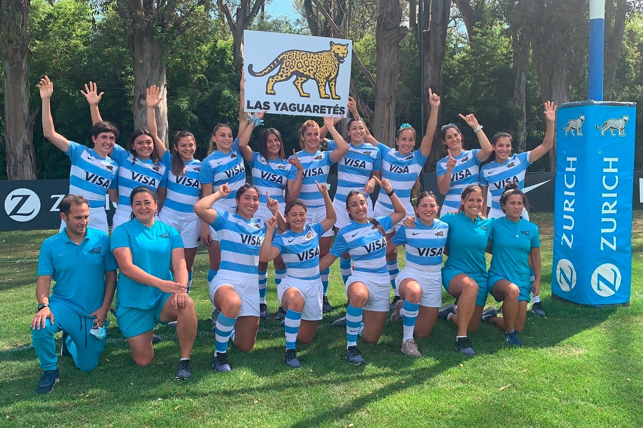 Las Yaguaretés, el seleccionado argentino femenino de rugby.
