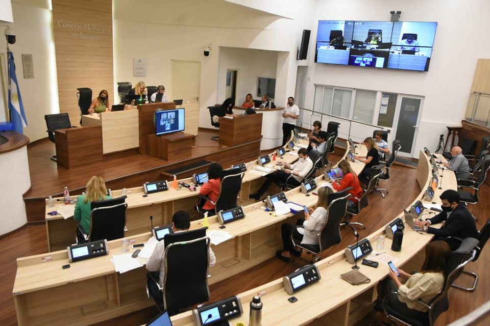 El Concejo Municipal de Rosario en sesión.