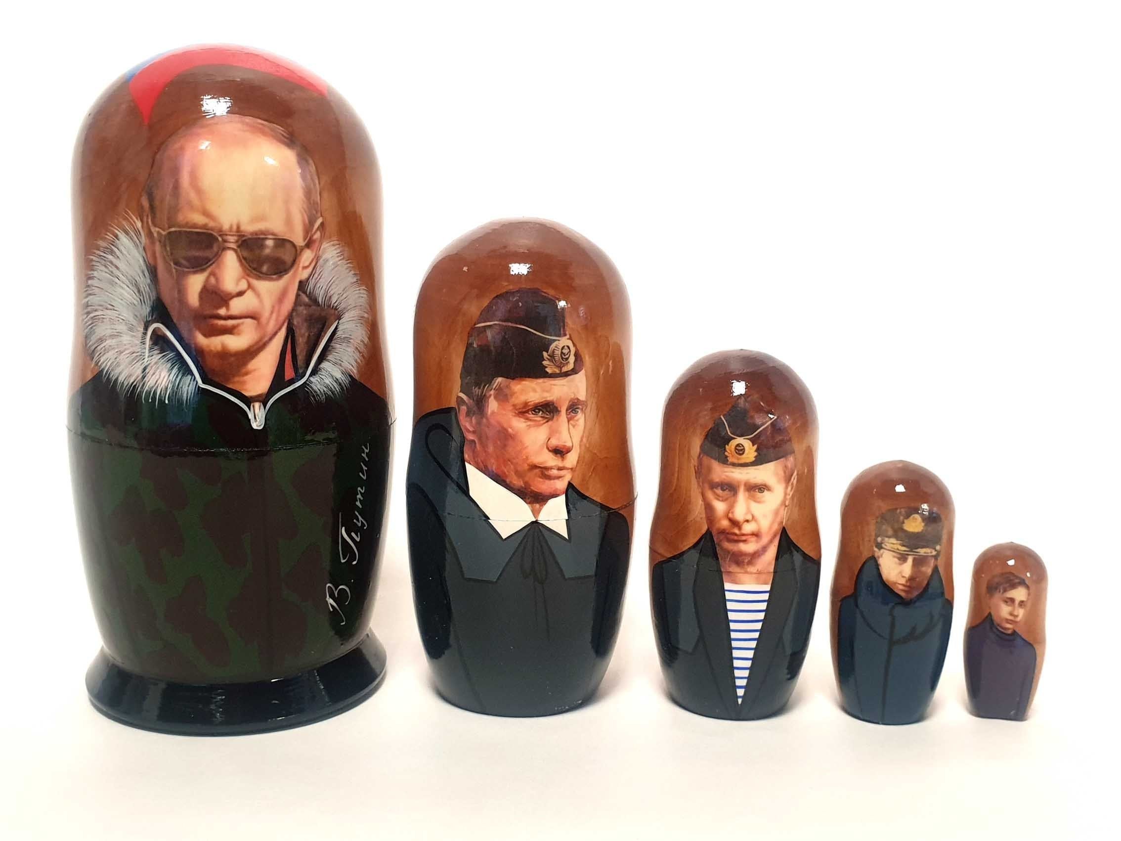 Las mamushkas de Vladimir Putin.