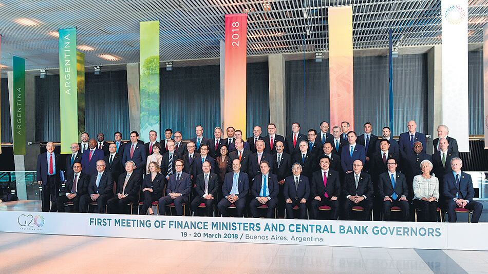 La foto de familia que reúne a todos los ministros que participaron de la cumbre.