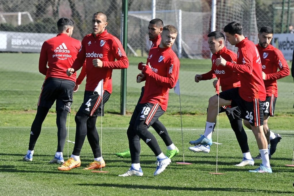 Entrenamiento del conjunto millonario de cara al Superclásico