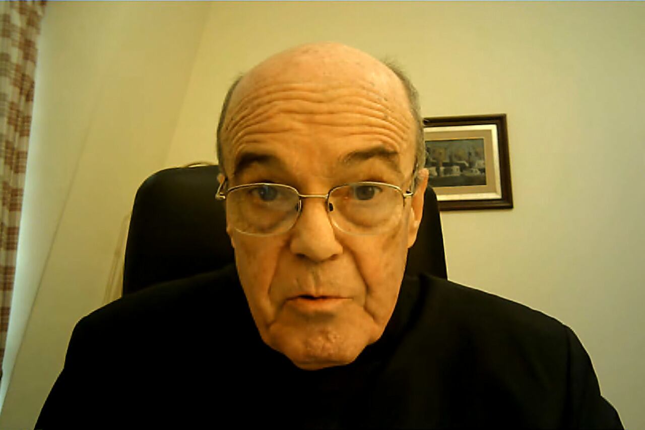 Jaime Fuentes, el prelado que criticó a la cantante pop argentina.