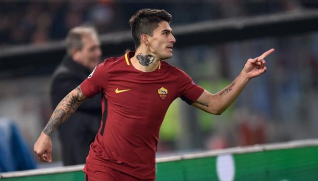 Diego Perotti, jugador de la Roma.