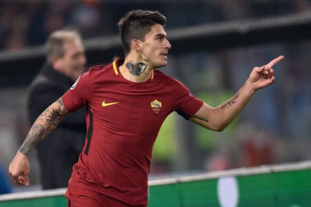 Diego Perotti, jugador de la Roma.